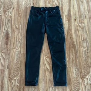 abercrombie leather pants